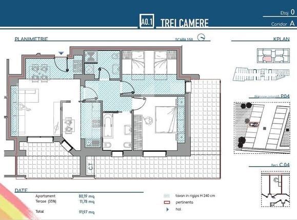 Apartament de vânzare 3 camere George Enescu - 100510AV | BLITZ Suceava | Poza2