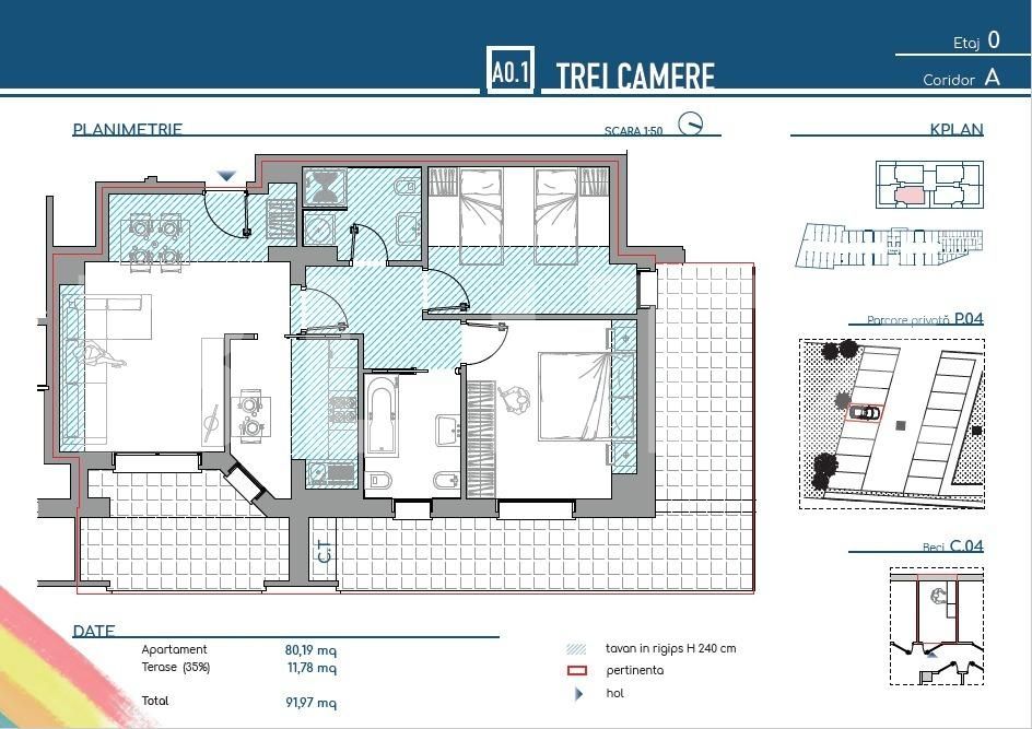 Apartament de vânzare 3 camere George Enescu - 100510AV | BLITZ Suceava | Poza2