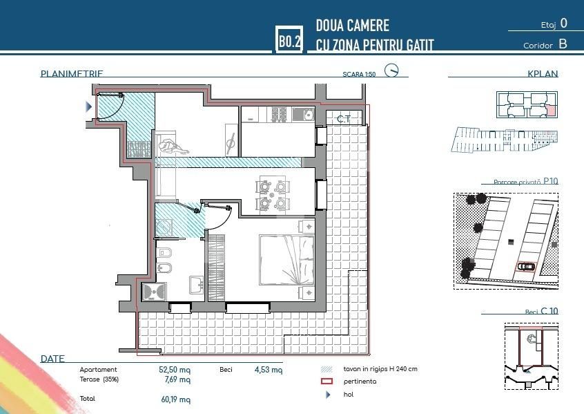 Apartament de vânzare 2 camere George Enescu - 100515AV | BLITZ Suceava | Poza2