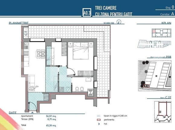 Apartament de vânzare 3 camere George Enescu - 100517AV | BLITZ Suceava | Poza2