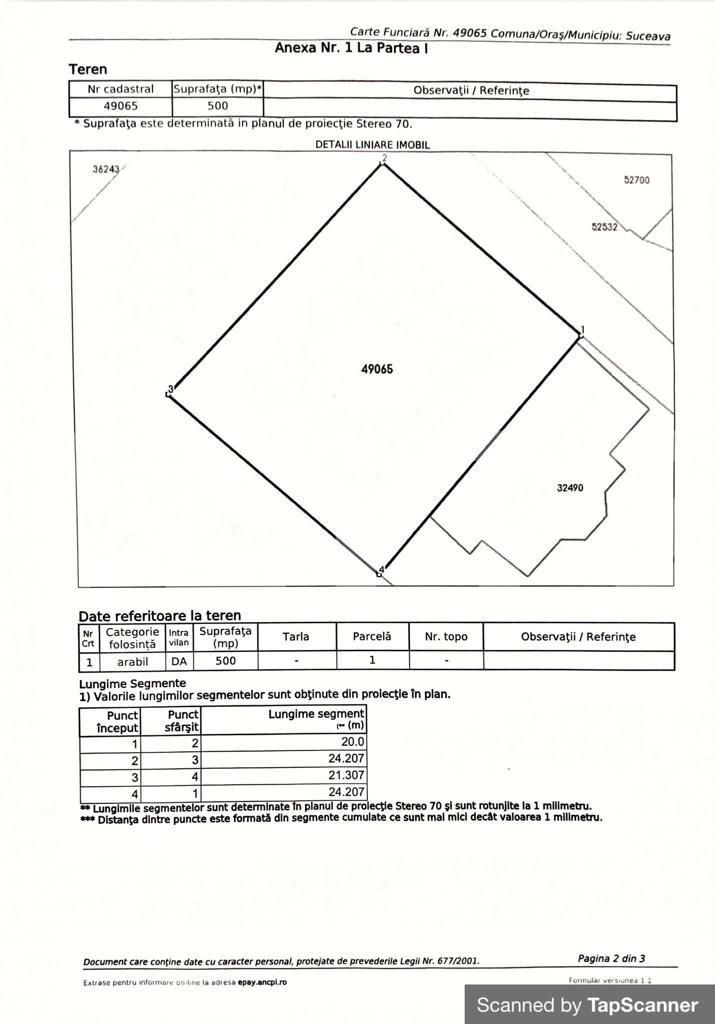 Teren de vânzare Burdujeni - 104940TV | BLITZ Suceava | Poza4