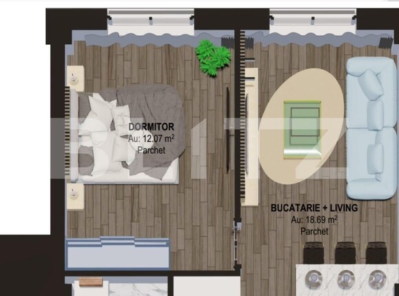 Apartament de vânzare 2 camere Burdujeni - 108000AV | BLITZ Suceava | Poza2