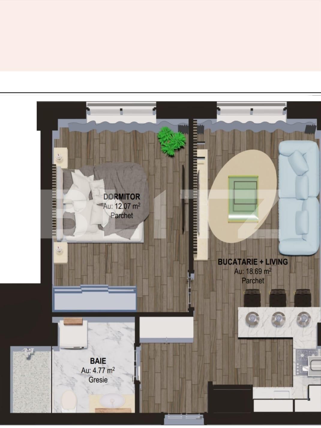 Apartament de vânzare 2 camere Burdujeni - 108000AV | BLITZ Suceava | Poza2