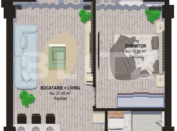 Apartament de vânzare 2 camere Burdujeni - 108005AV | BLITZ Suceava | Poza2