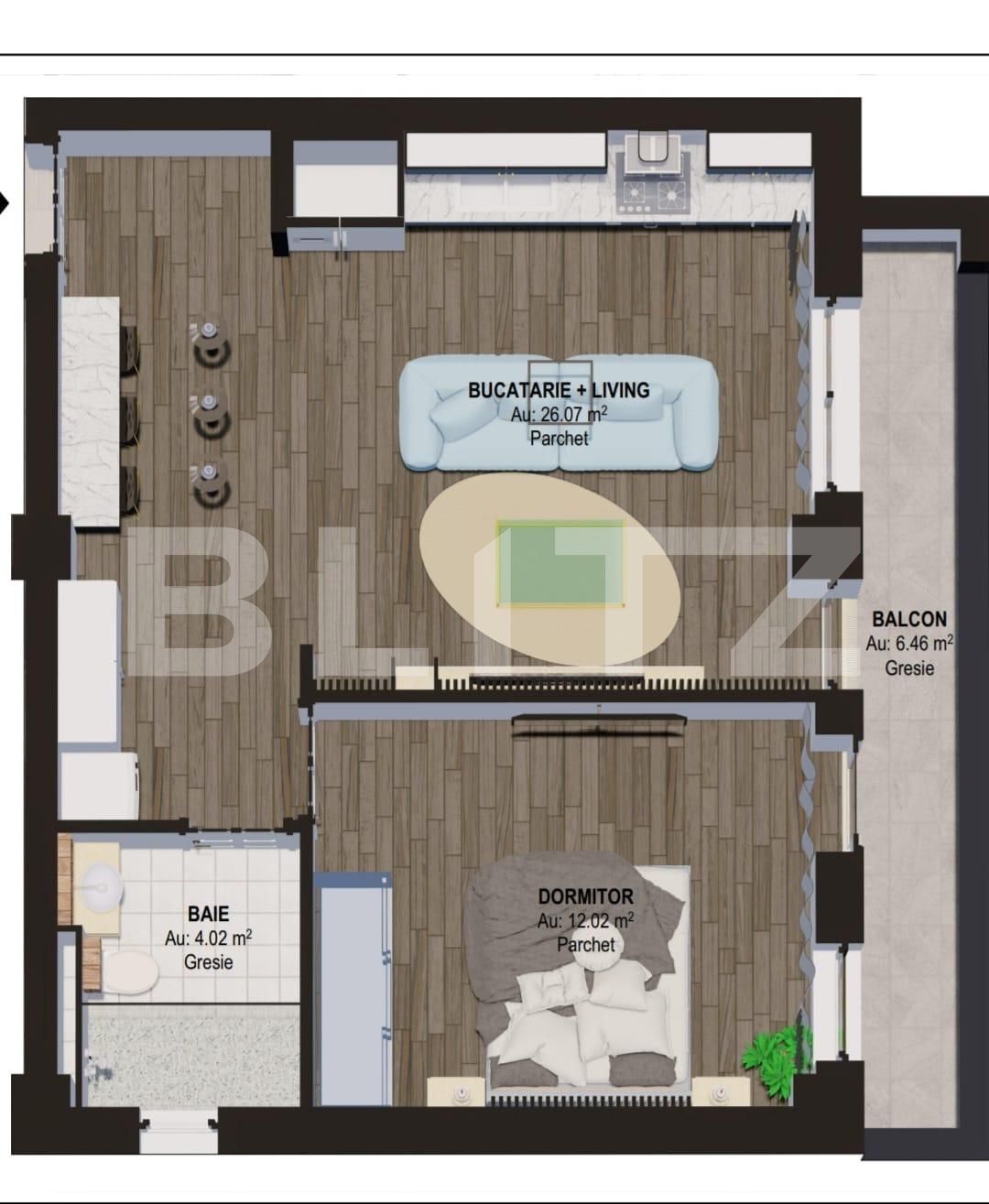 Apartament de vânzare 2 camere Burdujeni - 108006AV | BLITZ Suceava | Poza2