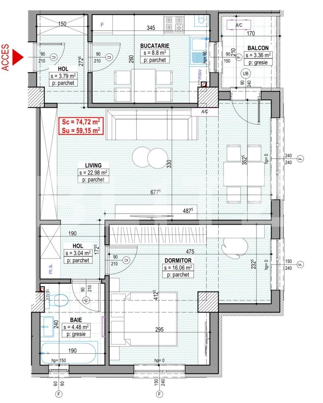 Apartament de vânzare 2 camere Central - 110184AV | BLITZ Suceava | Poza4