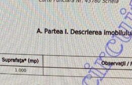 Teren intravilan de 2000 mp in Scheia 