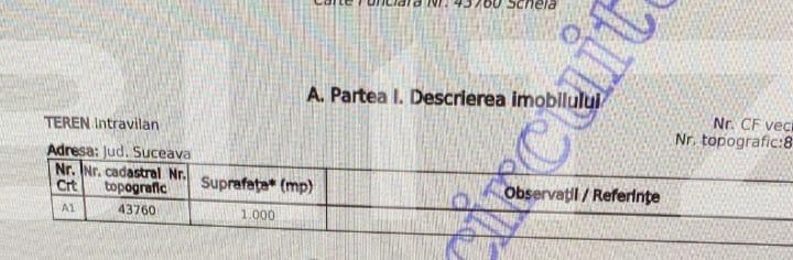 Teren de vânzare Scheia - 115920TV | BLITZ Suceava | Poza2