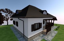 Casa in stil traditional, 4 camere, 160mp, Moara