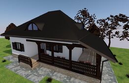 Casa in stil traditional, 4 camere, 160mp, Moara