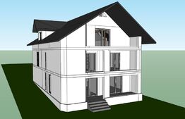 Casă individuală 'inteligentă', 9 camere, suprafața totală de 350 mp și teren de 1100 mp, în zona Ipotești