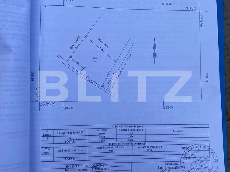 Teren de vânzare Sud Vest - 120418TV | BLITZ Suceava | Poza1