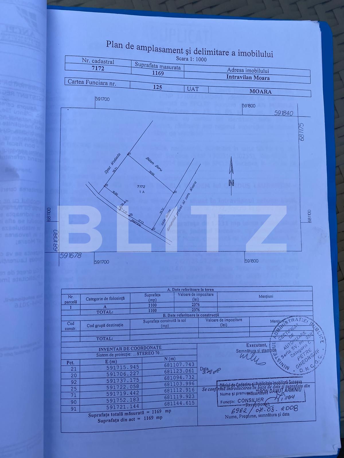 Teren de vânzare Sud Vest - 120418TV | BLITZ Suceava | Poza1