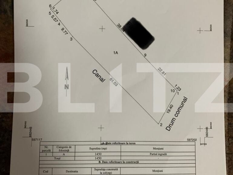 Teren de vânzare Lisaura - 120635TV | BLITZ Suceava | Poza1