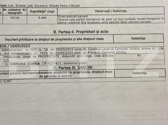 Teren de vânzare Scheia - 121078TV | BLITZ Suceava | Poza2