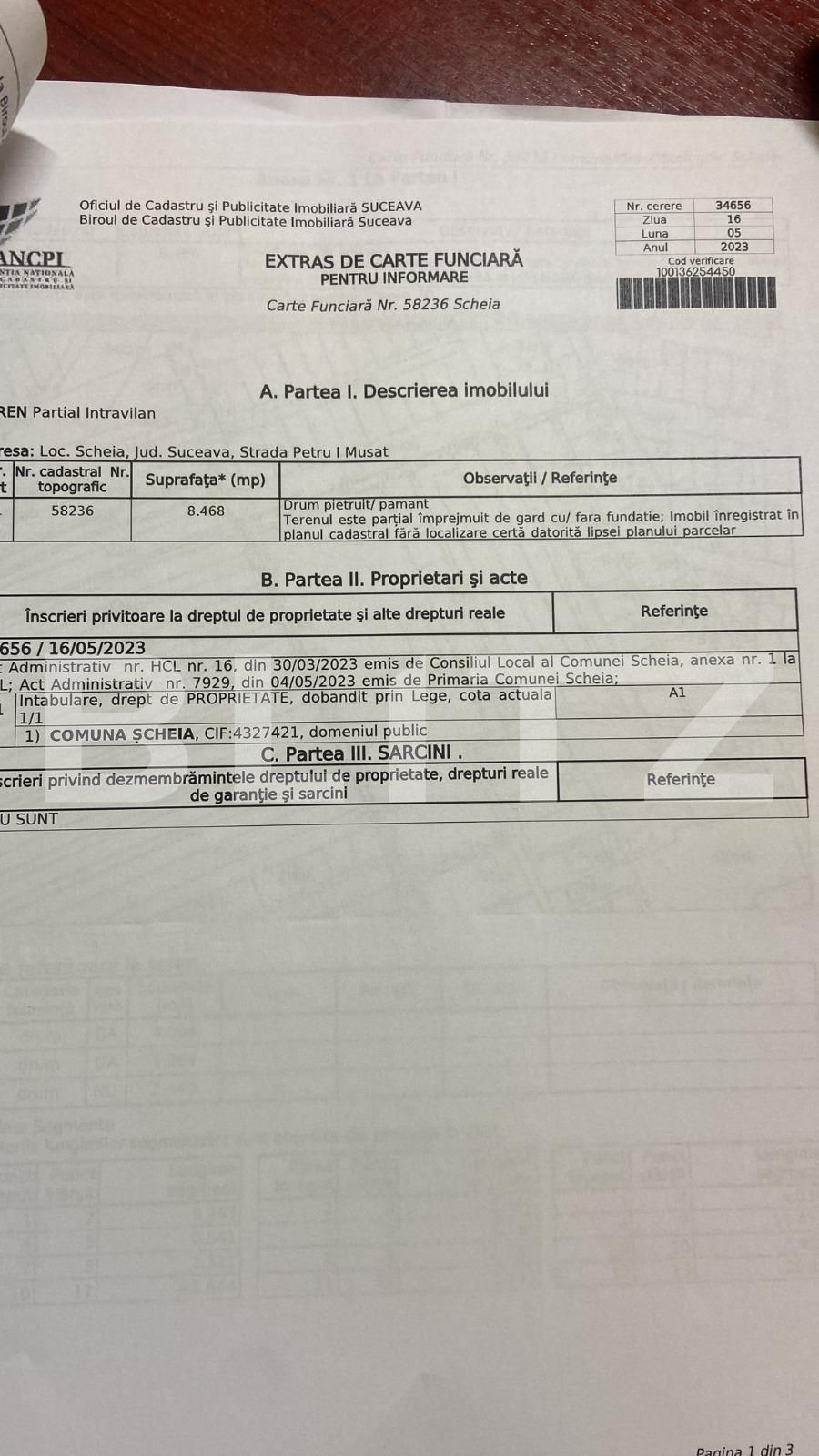 Teren de vânzare Scheia - 121078TV | BLITZ Suceava | Poza2