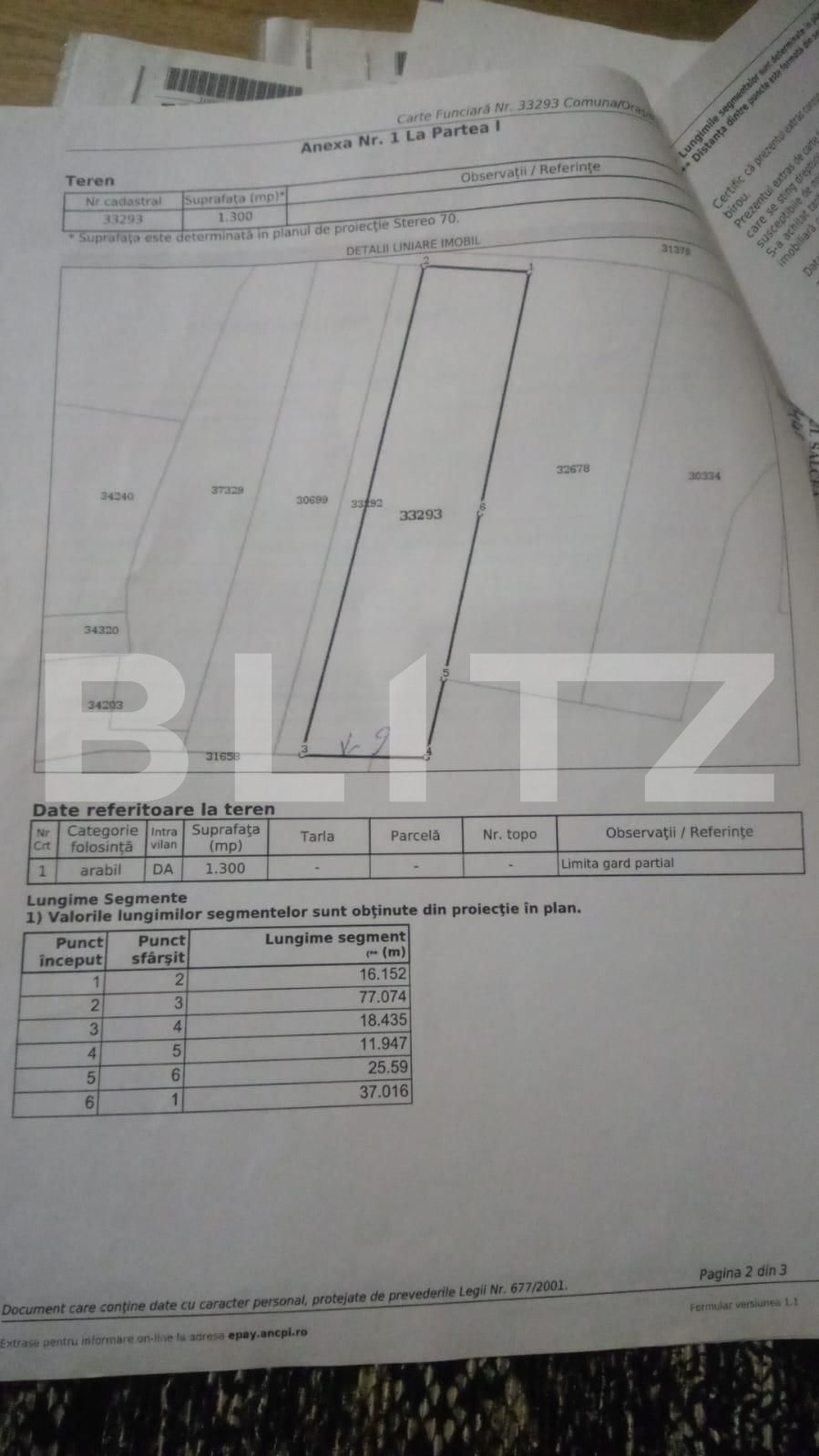 Teren de vânzare Plopeni - 127163TV | BLITZ Suceava | Poza1