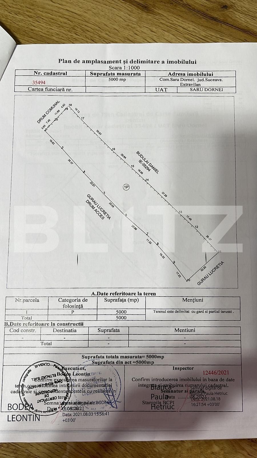 Teren de vânzare Exterior Est - 129544TV | BLITZ Suceava | Poza4