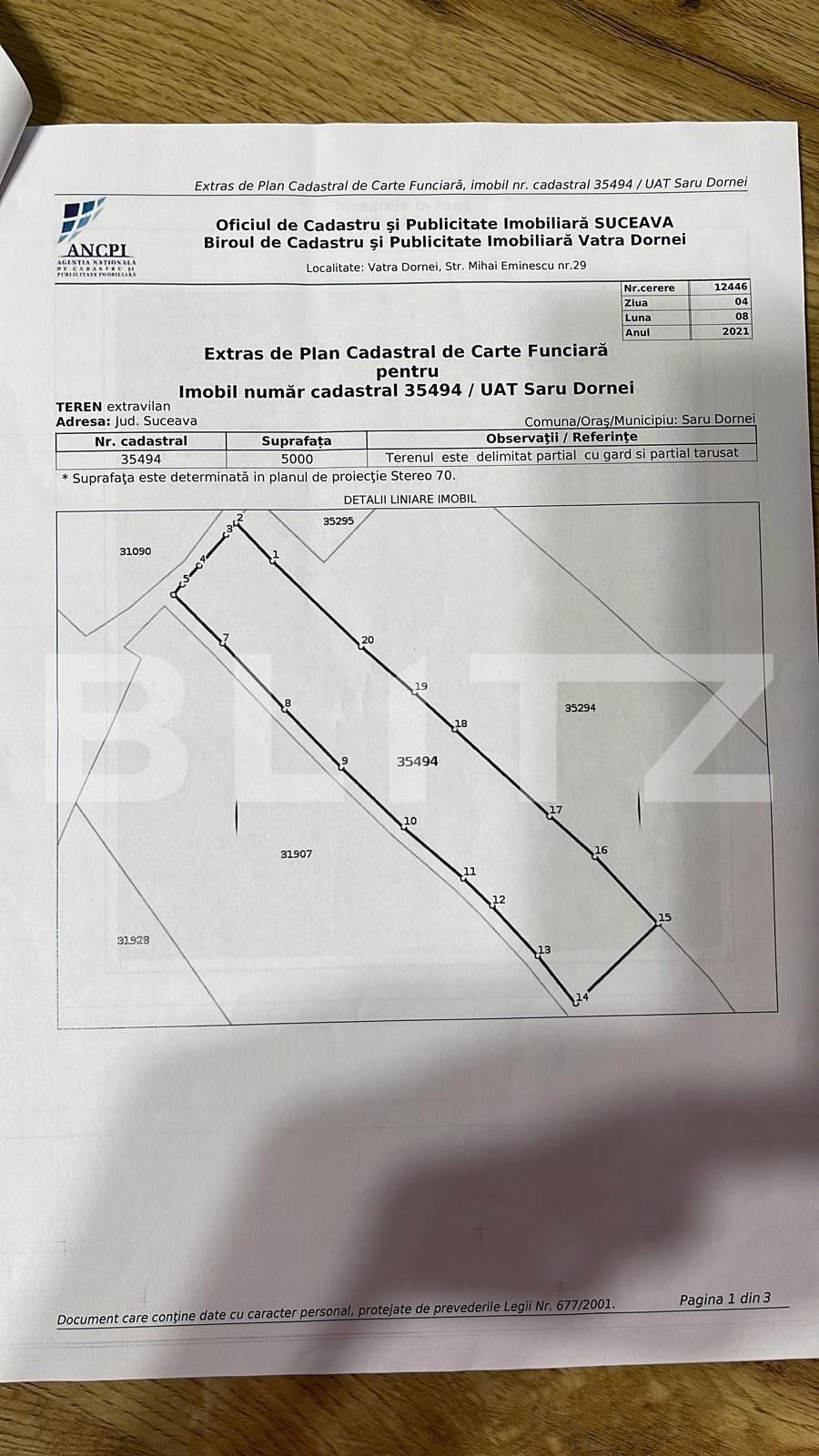 Teren de vânzare Exterior Est - 129544TV | BLITZ Suceava | Poza3