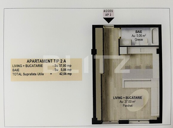 Apartament de vânzare 2 camere Falticeni - 132851AV | BLITZ Suceava | Poza3