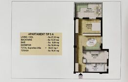Apartament 2 camere, parter, 65.57 mp, curte proprie 16.41 mp, în Fălticeni