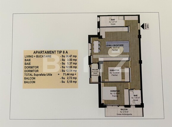 Apartament de vânzare 3 camere Falticeni - 132932AV | BLITZ Suceava | Poza2