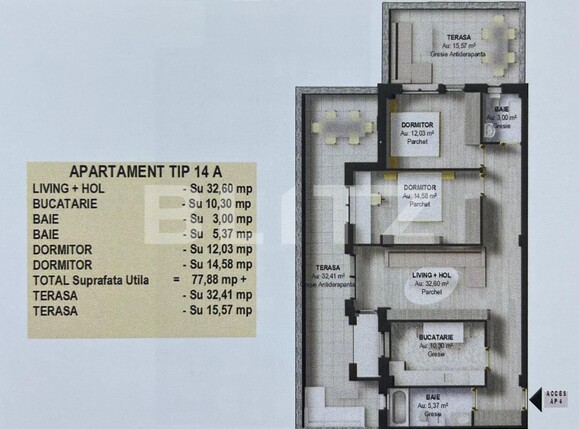 Apartament de vânzare 3 camere Falticeni - 133017AV | BLITZ Suceava | Poza1
