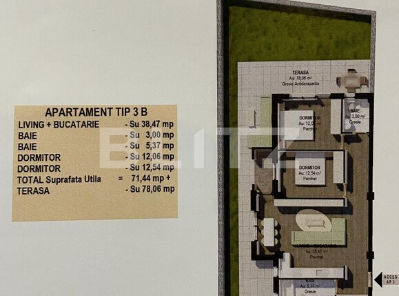 Apartament de vânzare 3 camere Falticeni - 133062AV | BLITZ Suceava | Poza2