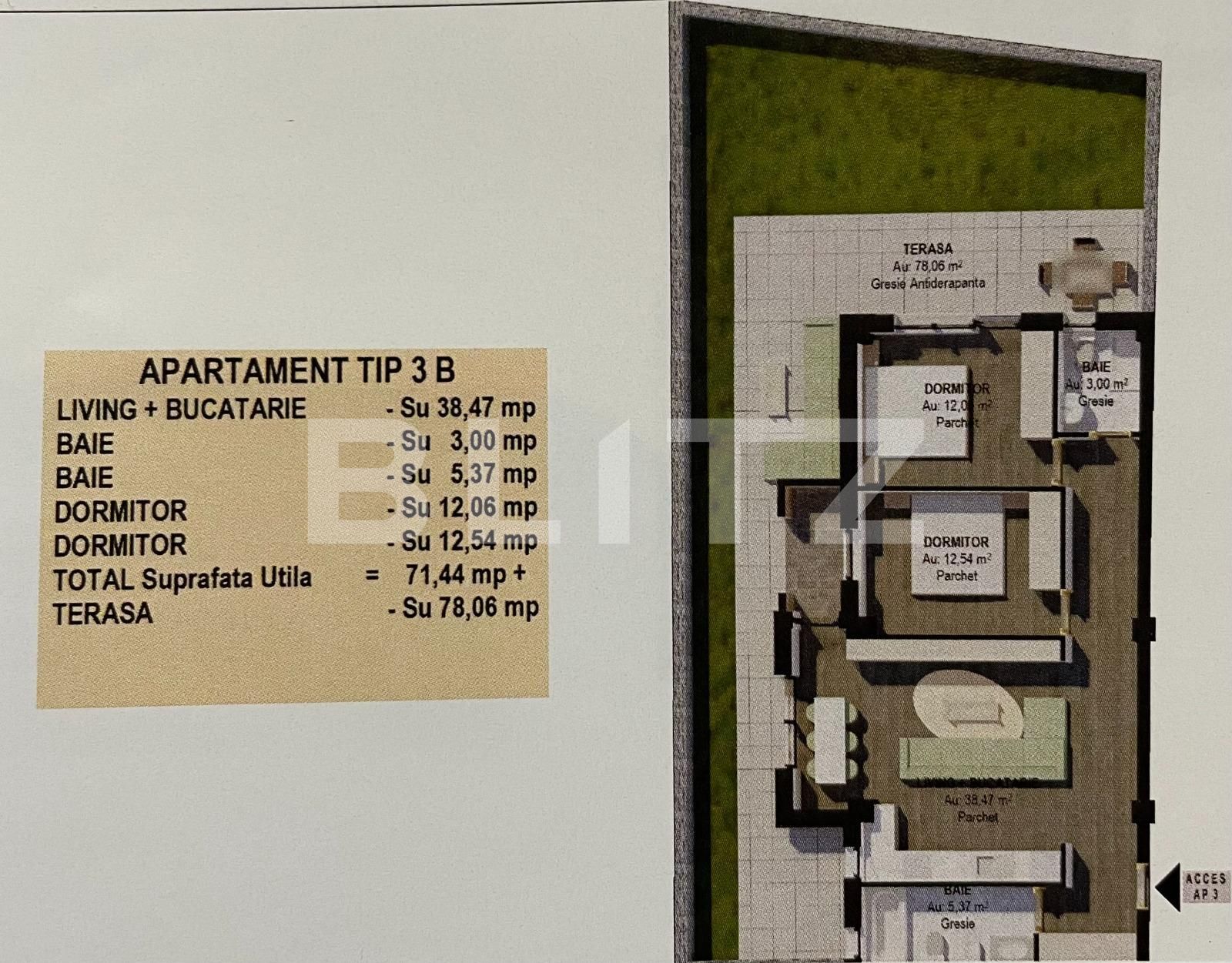 Apartament de vânzare 3 camere Falticeni - 133062AV | BLITZ Suceava | Poza2