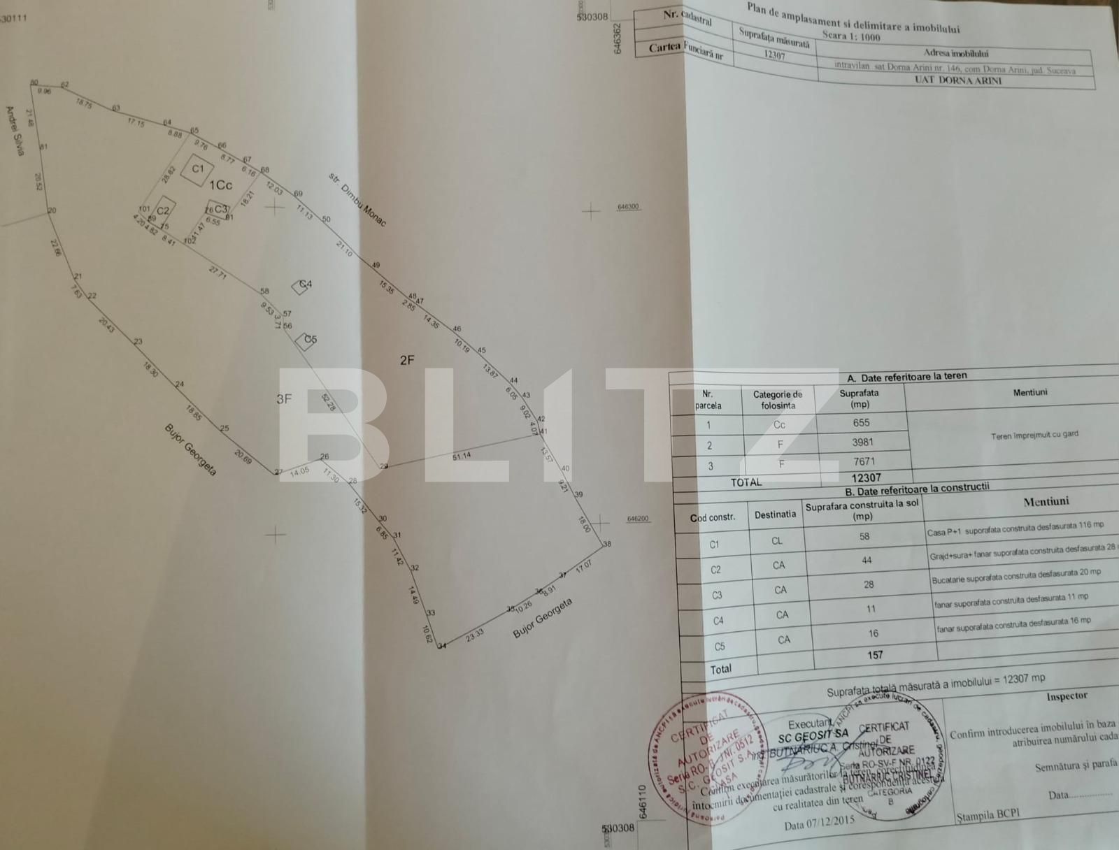 Teren de vânzare Exterior Vest - 133224TV | BLITZ Suceava | Poza2