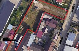 Teren pretabil pentru bloc, 2350mp, cu doua cai de acces