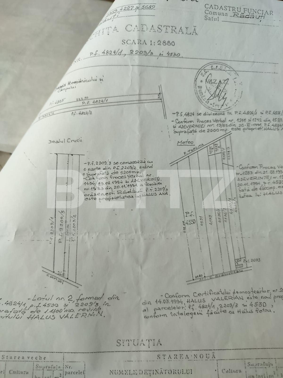 Teren de vânzare Radauti - 134396TV | BLITZ Suceava | Poza1
