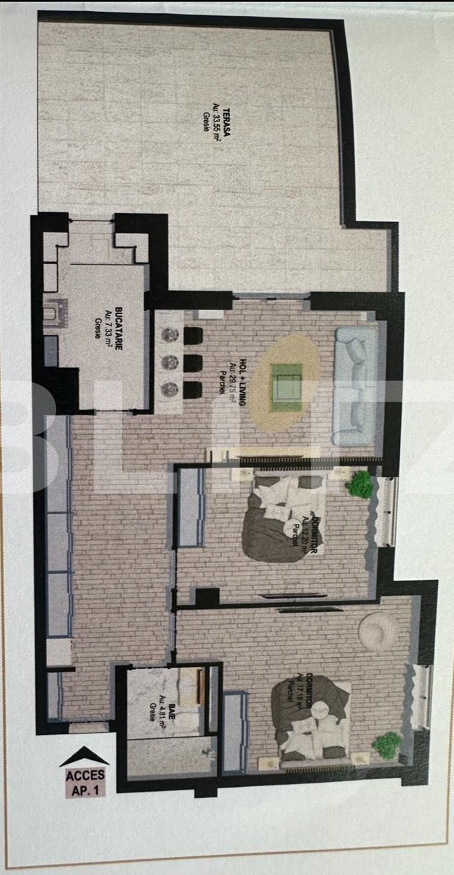 Apartament de vânzare 3 camere Burdujeni - 137059AV | BLITZ Suceava | Poza2