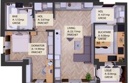 Apartamente 2 camere,  bloc nou,  Radauti