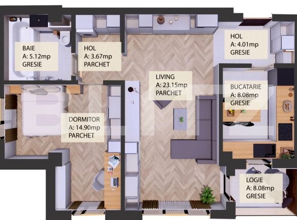 Apartament de vânzare 2 camere Radauti - 139527AV | BLITZ Suceava | Poza6