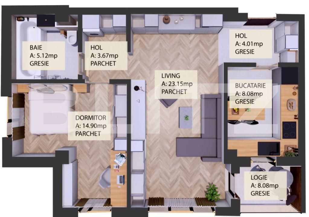 Apartament de vânzare 2 camere Radauti - 139527AV | BLITZ Suceava | Poza6