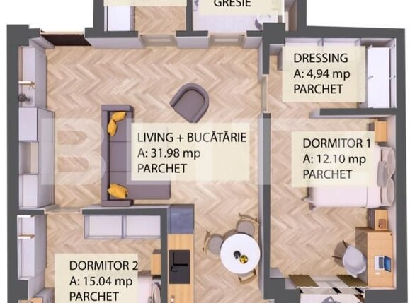 Apartament de vânzare 3 camere Radauti - 139683AV | BLITZ Suceava | Poza4