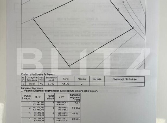 Teren de vânzare Exterior Sud - 139956TV | BLITZ Suceava | Poza1