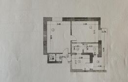 Apartament 2 camere 43 mp, zona Policlinica