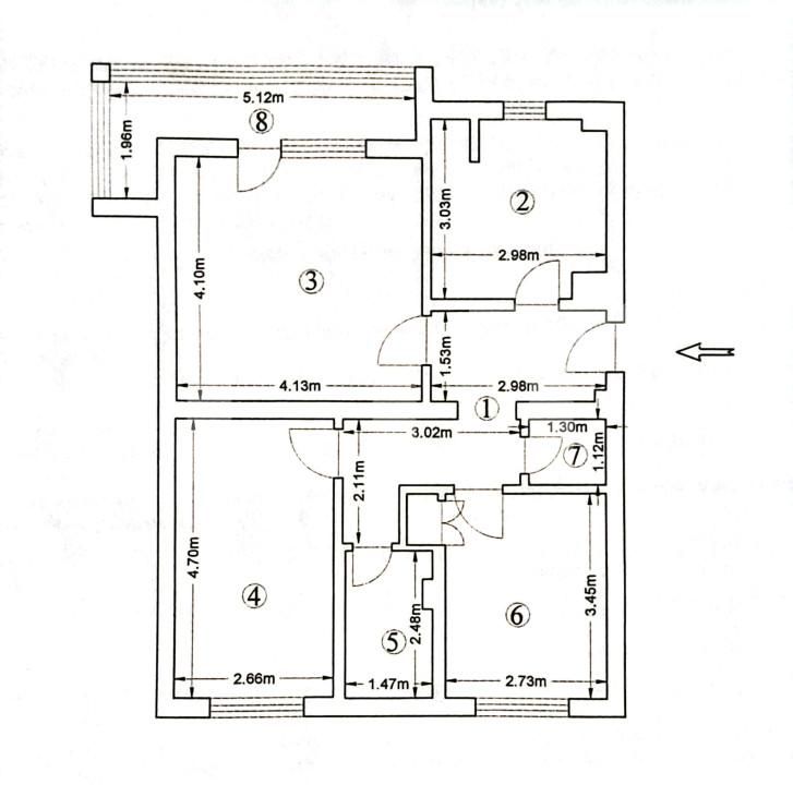 Apartament de vânzare 3 camere Central - 140612AV | BLITZ Suceava | Poza1