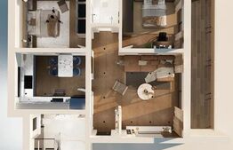Apartament 3 camere, 92 mp, decomandat, zona Ipotesti