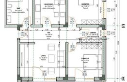Apartament 3 camere, 92 mp, decomandat, zona Ipotesti