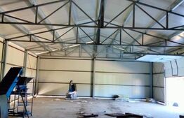 Hala cu linie de fabricare peleți de 264 mp utili pe 1971 mp teren in Vatra Moldovitei