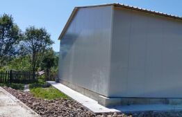 Hala cu linie de fabricare peleți de 264 mp utili pe 1971 mp teren in Vatra Moldovitei