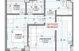 Apartament 2 sau 3 camere, bloc nou, 62 mp, Traian Vuia