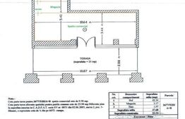 Spațiu comercial în zona centrală (esplanadă) cu 60 mp utili plus terasă și vitrină