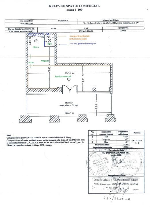 Spațiu comercial de vânzare Ultracentral - 147360SVC | BLITZ Suceava | Poza1