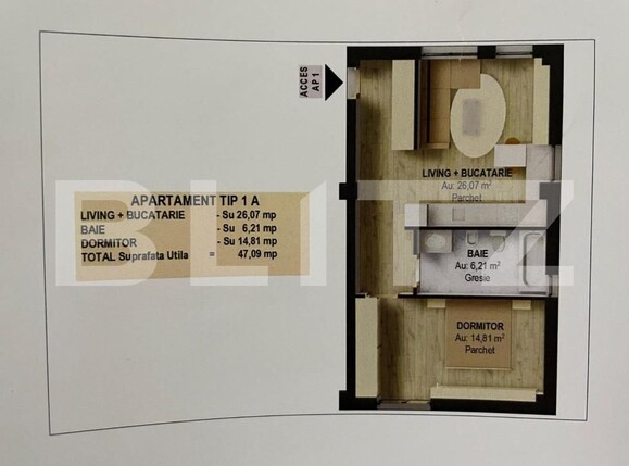 Apartament de vânzare 2 camere Falticeni - 151874AV | BLITZ Suceava | Poza3