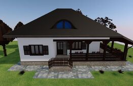 Casa in stil traditional, 4 camere, 160mp, Moara