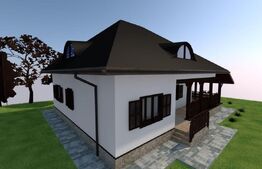 Casa in stil traditional, 4 camere, 160mp, Moara